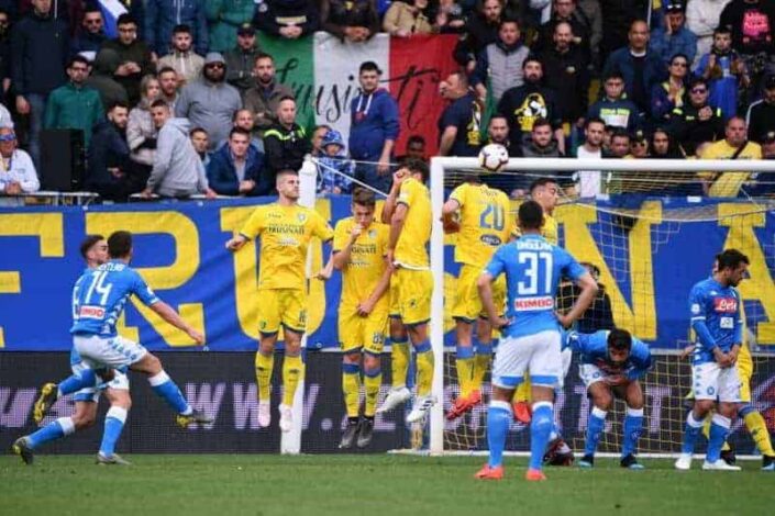 Frosinone-Napoli, i ciociari ci credono: «Saremo pronti per i campioni d'Italia»