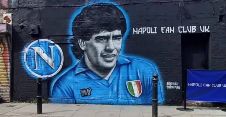 A Londra spunta un murale per Maradona: pace fatta con gli inglesi? - VIDEO