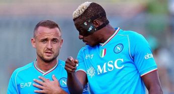 Napoli batte Apollon Limassol 2-0 grazie a Osimhen e Simeone