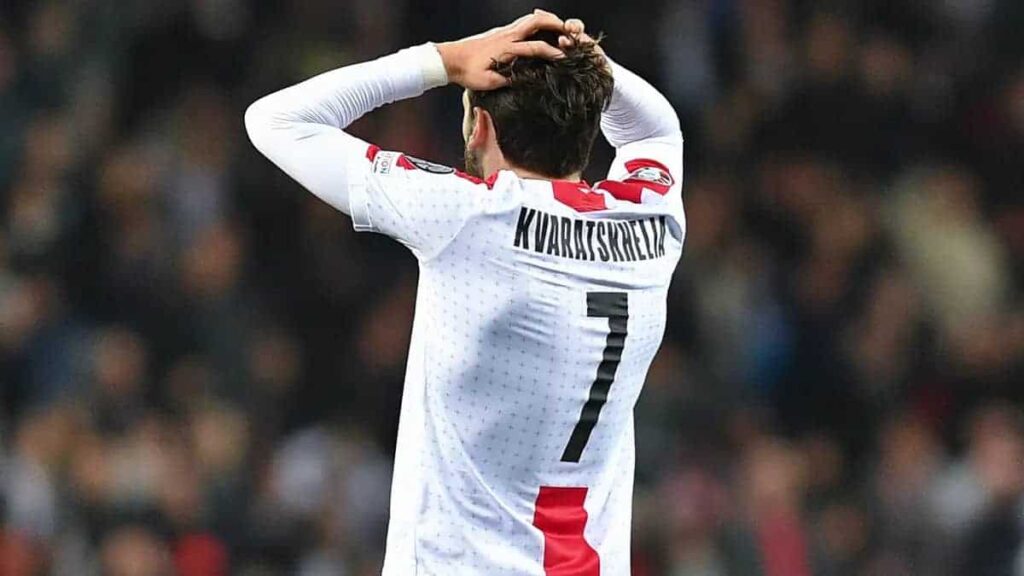 Georgia-Spagna 1-7: serata nera per Kvaratskhelia -VIDEO