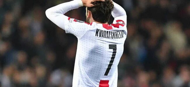 Georgia-Spagna 1-7: serata nera per Kvaratskhelia -VIDEO