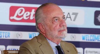De Laurentiis irrompe in conferenza: “Smettila di scrivere falsità!”