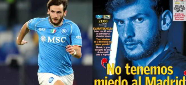 AS, Kvaratskhelia: "Real Madrid, Napoli, Osimhen, vi dico tutto"
