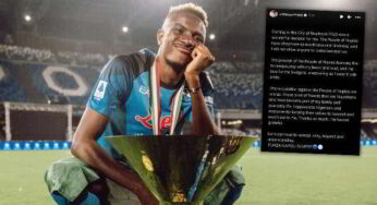 GAZZETTA – Osimhen e Napoli: addio imminente? Dietro le parole d’amore ai napoletani tanti dubbi