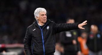 Gasperini stuzzica il Napoli: “Sono in difficoltà, magari quest’anno…”