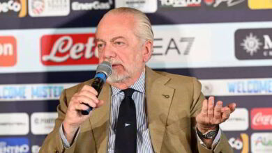 Napoli, De Laurentiis carica la squadra per la Champions: messaggio a Mazzarri