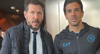 Napoli, il Cholo Simeone : “Mio figlio mi ha confidato una cosa per gli ottavi”
