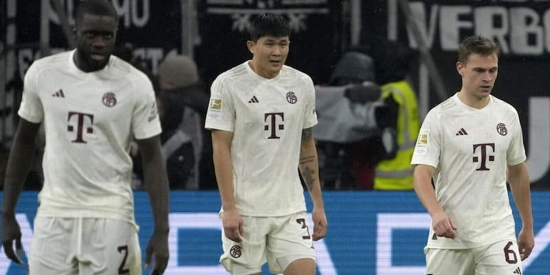Bayern Monaco travolto dall’Eintrancht: 5-1 e critiche a Kim