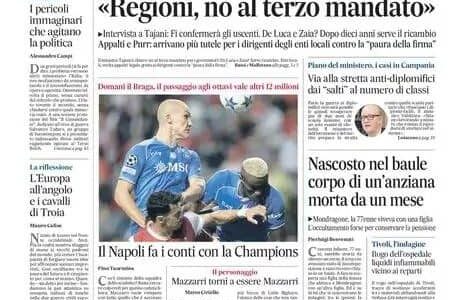 IL MATTINO - Il Napoli fa i conti con la Champions. Il passaggio agli ottavi vale 12 milioni