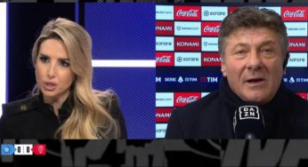 Napoli, Mazzarri furioso in tv: duro botta e risposta con la conduttrice