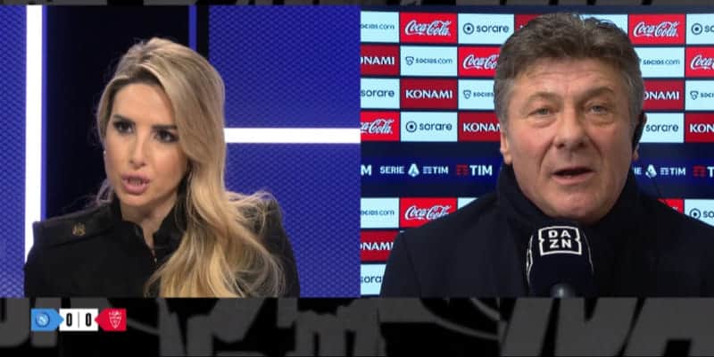 Napoli, Mazzarri furioso in tv: duro botta e risposta con la conduttrice