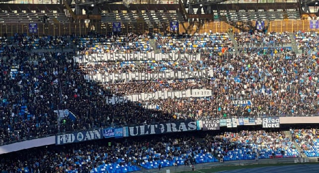 Napoli, duro messaggio della Curva B verso la squadra: "Via chi non ha ambizione e rispetto"