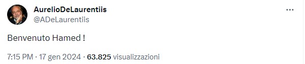 Ufficiale, Traorè è un nuovo giocatore del Napoli. Il Tweet di De Laurentiis -VIDEO