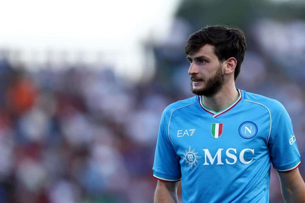 Napoli, Kvaratskhelia nel mirino del Barcellona: la situazione