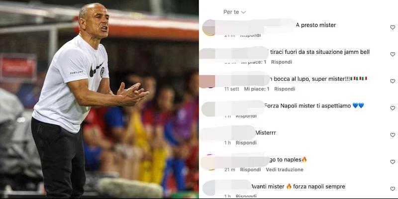 Napoli, tifosi invadono il profilo di Calzona: "Vieni a salvarci"