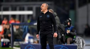 Napoli-Barcellona, spunta il labiale di Calzona dopo il gol di Osimhen