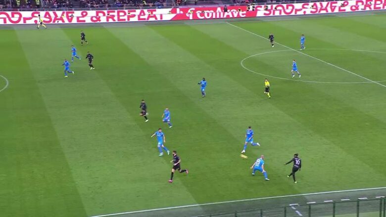 Milan-Napoli, polemica per l'esultanza in telecronaca Dazn al gol di Theo Hernandez