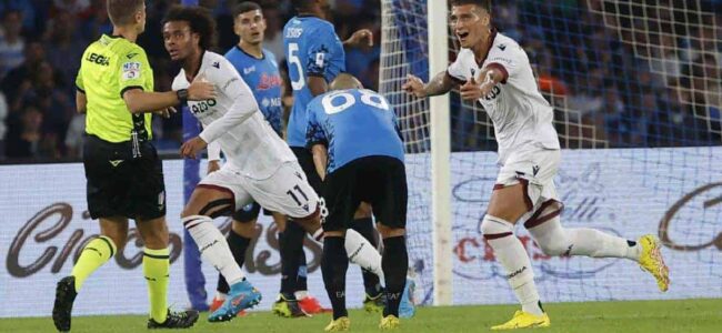 Zirkzee-Napoli, De Laurentiis incontra il Bologna