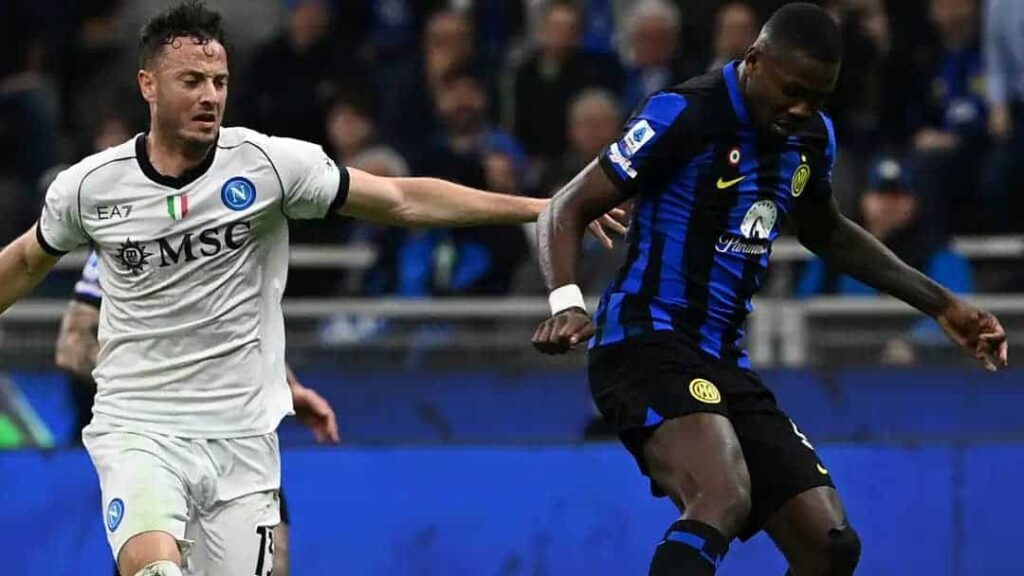 Inter-Napoli, moviola: il contatto Thuram-Rrahmani non era da rigore