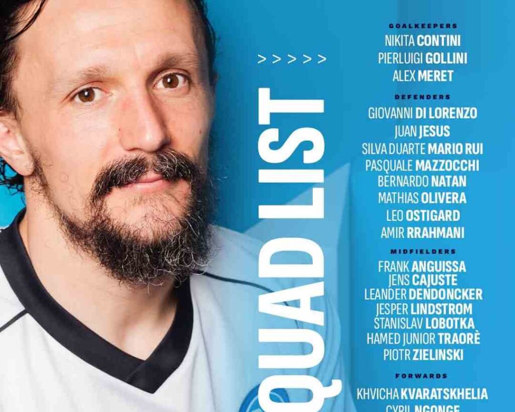 Inter-Napoli, i convocati di Calzona: rosa al completo, c'è anche Osimhen