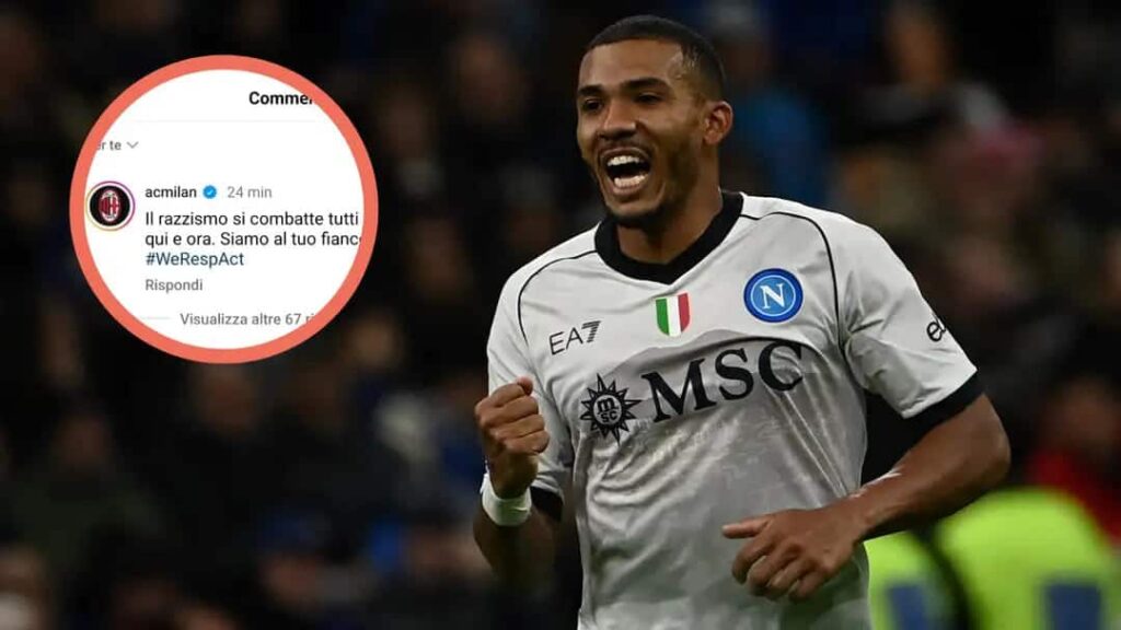 Milan con Juan Jesus contro il razzismo: "Siamo al tuo fianco"