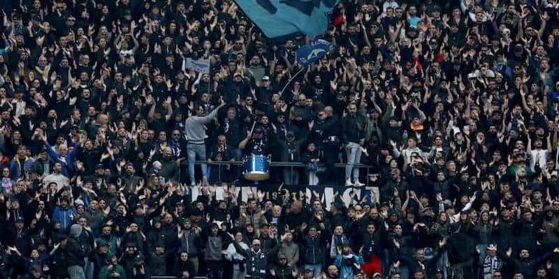 Napoli-Juve sold out al Maradona: media spettatori da record per gli azzurri