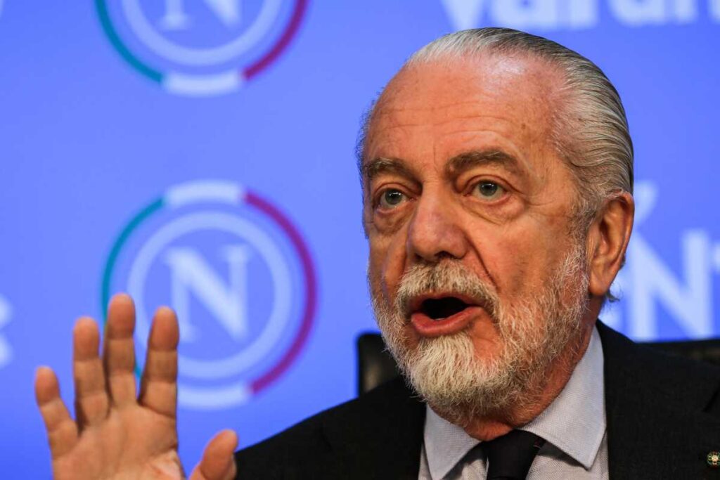 De Laurentiis svela il piano per il nuovo stadio e centro sportivo a Bagnoli