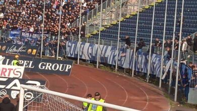 Striscione ultras Napoli ad Empoli: "Solo noi vinciamo sempre"