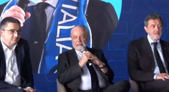 De Laurentiis gela i rumors: “Conte? Ne parlate voi, io devo ricostruire”