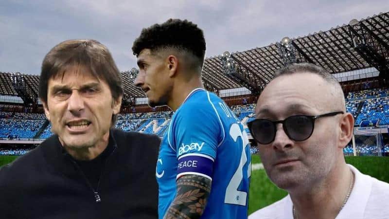 Di Lorenzo, l'agente Giuffredi nega contatti con la Juve e apre alla permanenza a Napoli con Antonio Conte.