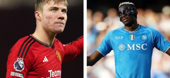 Manchester United su Osimhen: offerta shock con Hojlund al Napoli