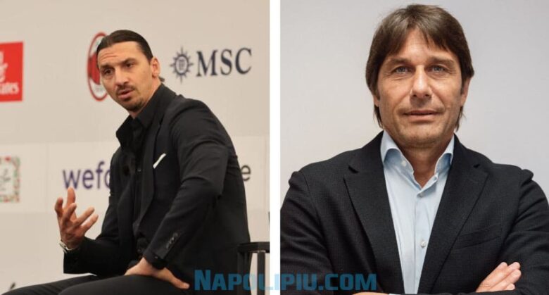 Ibrahimovic: "Mai pensato a Conte per il Milan". La risposta del tecnico è da applausi