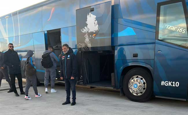 Napoli in Abruzzo, questa mattina la partenza per Castel di Sangro: ecco i tre azzurri assenti