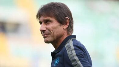 Conte allenamento Napoli