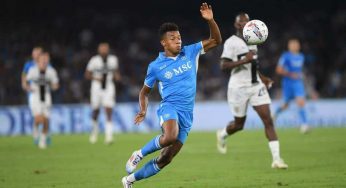 Napoli, lesione al soleo per Neres: iniziato l’iter riabilitativo