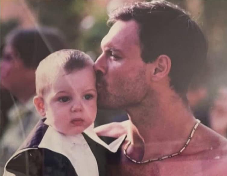 Il commovente addio di Mattia Schillaci a suo padre Totò