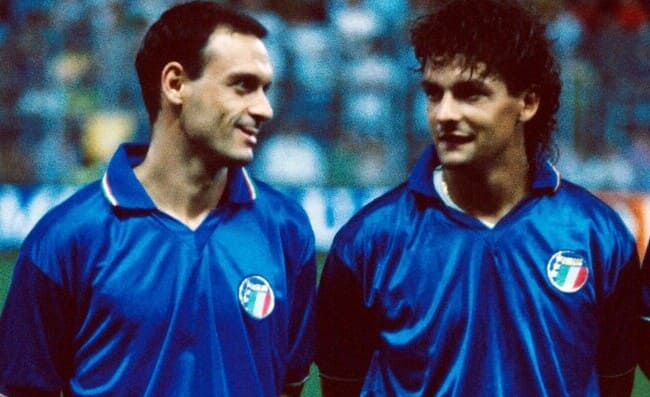 Baggio, l’addio commovente a Totò Schillaci: “Fratelli d’Italia per sempre”