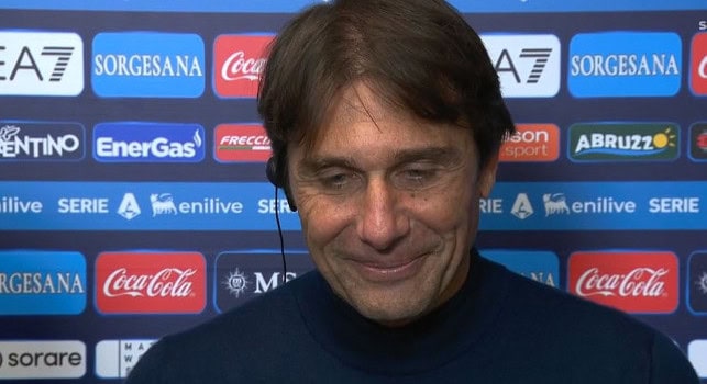 Napoli Roma, Conte a DAZN: “70 minuti di dominio. Lasciatemi dire una cosa su Inter e Atalanta”