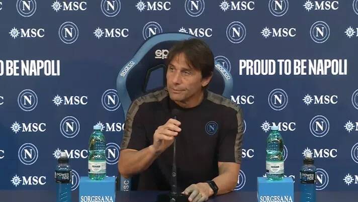 Conte: “Napoli, serve più cattiveria, Raspadori? Non sono stupido, non indebolisco il Napoli”