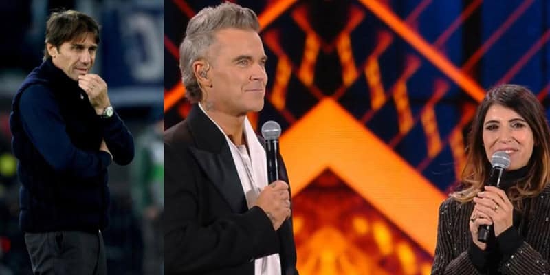 Robbie Williams a X Factor: “Complimenti al Napoli, primo in classifica”