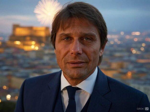 Conte, primo Capodanno a Napoli tra fuochi e scudetto