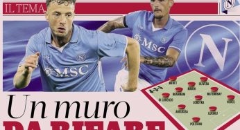 Gazzetta dello Sport: “Napoli, un muro da rifare”