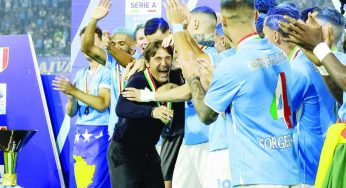 Corriere dello Sport: “«Con te, Ag4in»: Conte resta al Napoli. De Laurentiis lo blinda e promette un futuro da protagonista”