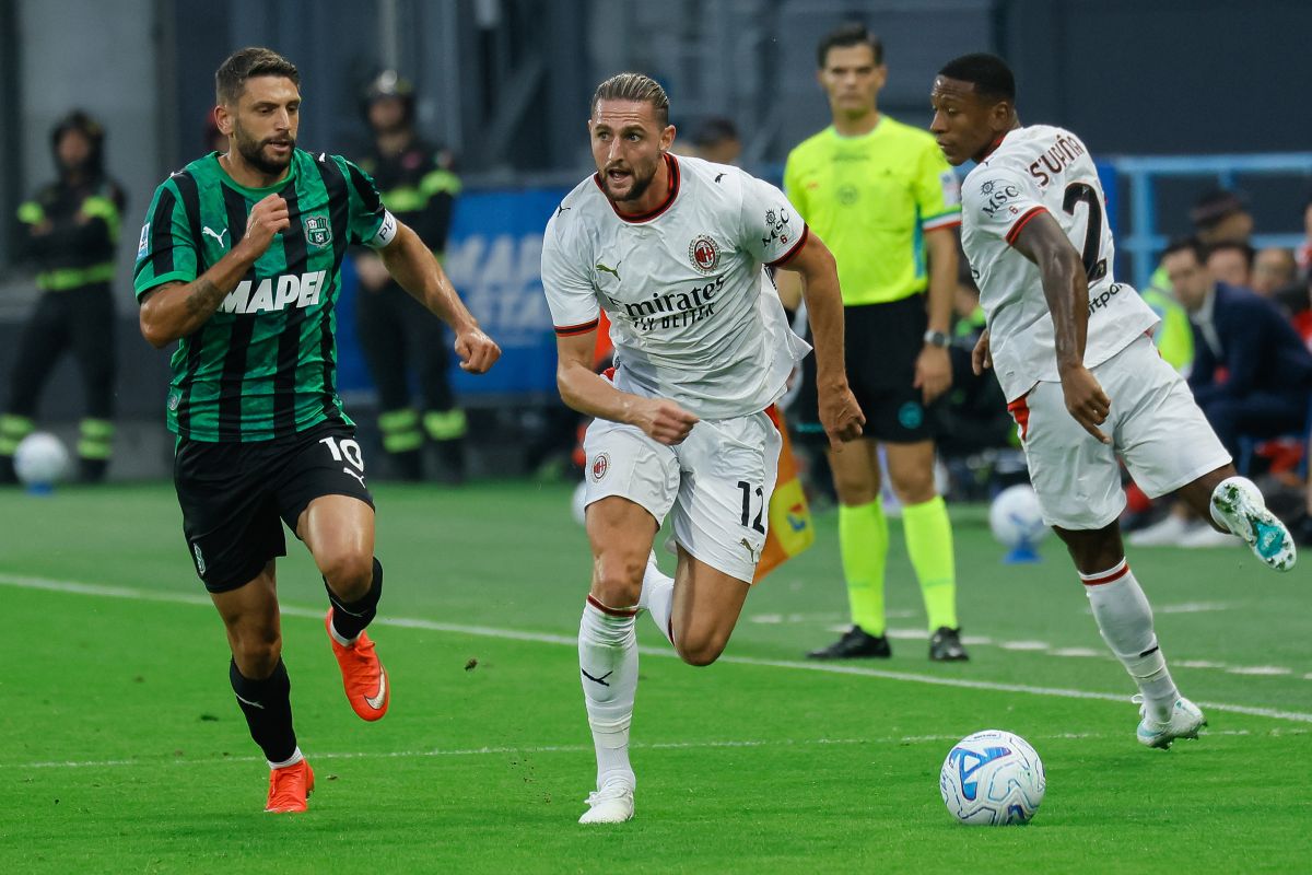 odenthal risponde a rabiot al mapei stadium sassuolo milan 1 1 da Napolipiu.com odenthal risponde a rabiot al mapei stadium sassuolo milan 1 1