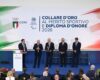 Napoli, il CONI premia il club con il Collare d’Oro. De Laurentiis: «Abbiamo riportato milioni di bambini a tifare azzurro»